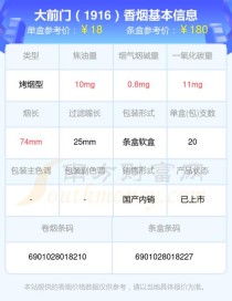 大前门软包香烟10元一包|大前门软包装香烟价格