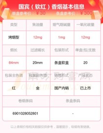 深入解析国宾香烟价格与品质