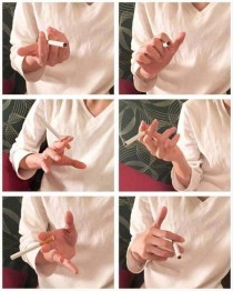 怎么样用手点香烟视频,怎么手指点烟