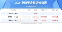 正品群英会香烟价格表2024价目表图片-群英会官网